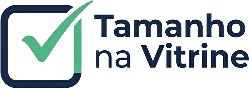 Tamanho na Vitrine — tamanhos à vista